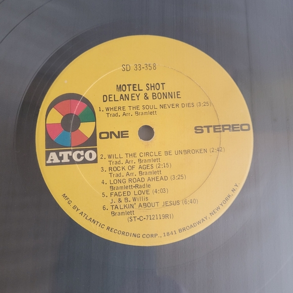 Delaney & Bonnie and Friends - Motel Shot Vintage Record Album LP Rock & Roll - Picture 7 of 11